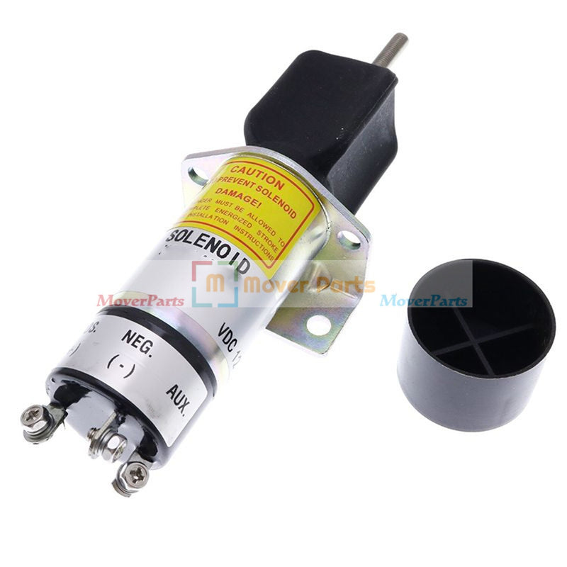 DURAFORCE 3 Terminals 12V Shutdown Solenoid Valve 1504-12C2U1B1S1A For Woodward Synchro
