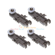 DURAFORCE 4PACK Upper Dishrack Wheel 8268743 for Whirlpool Kenmore KitchenAid Dishwasher
