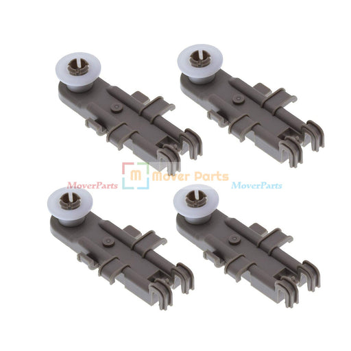 DURAFORCE 4PACK Upper Dishrack Wheel 8268743 for Whirlpool Kenmore KitchenAid Dishwasher