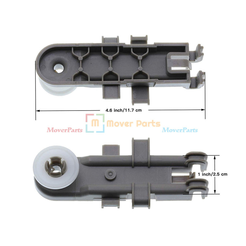 DURAFORCE 4PACK Upper Dishrack Wheel 8268743 for Whirlpool Kenmore KitchenAid Dishwasher