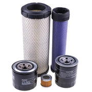 DURAFORCE Filter Kit for John Deere Compact Excavator 35D 50D with Yanmar 3TNV88-BNHB