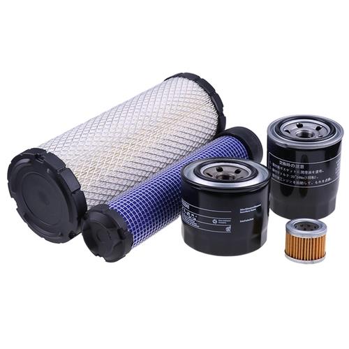 DURAFORCE Filter Kit for John Deere Compact Excavator 35D 50D with Yanmar 3TNV88-BNHB