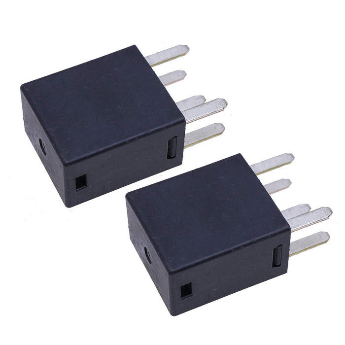DURAFORCE (2 Pack) Automotive Relay 301-1C-C-R1-U01-12VDC For Song Chuan 12VDC 5Pins