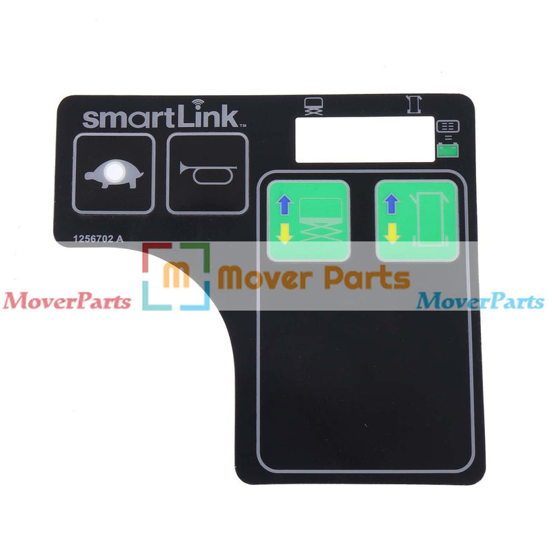 DURAFORCE Control Box Decal 1256702GT For Genie GR-12 GR-15 QS-12R QS-12W QS-15R QS-20R