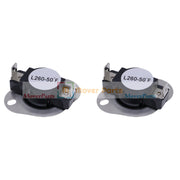 DURAFORCE 2PACK Thermal Fuse Thermostat DC47-00018A 35001092 L260-50F for Samsung Dryer