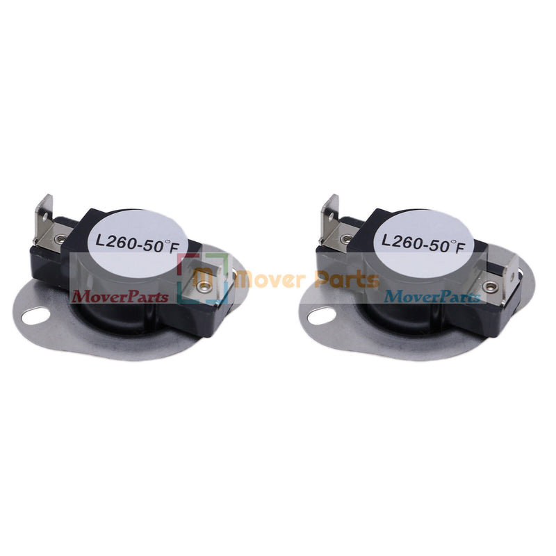 DURAFORCE 2PACK Thermal Fuse Thermostat DC47-00018A 35001092 L260-50F for Samsung Dryer