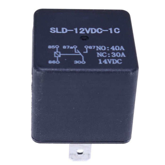 DURAFORCE 12V 40Amp Relay 87436836 For Case New Holland B110 B115 B90B B95 T9.390 T9.450