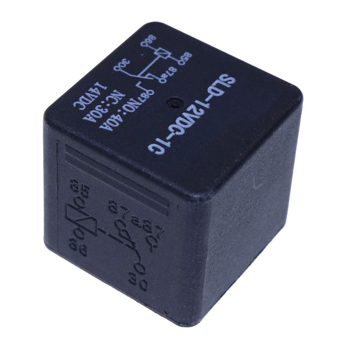 DURAFORCE 12V 40Amp Relay 87436836 For Case New Holland B110 B115 B90B B95 T9.390 T9.450