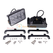 DURAFORCE 2X LED Headlight 3809346M91 3713799M91 for MF Tractors 6120 6130 8120 8140 8210