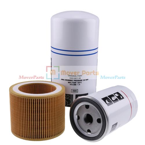 DURAFORCE Filter Kit 2901091900 for Atlas Copco Compressor GX 7-11 GA 5-11C G7 G11 G15