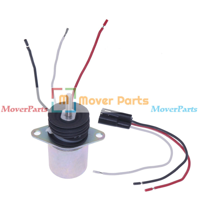 DURAFORCE 12V Fuel Shutoff Solenoid AM124377 for John Deere 3375 332 430 375 675 855 955