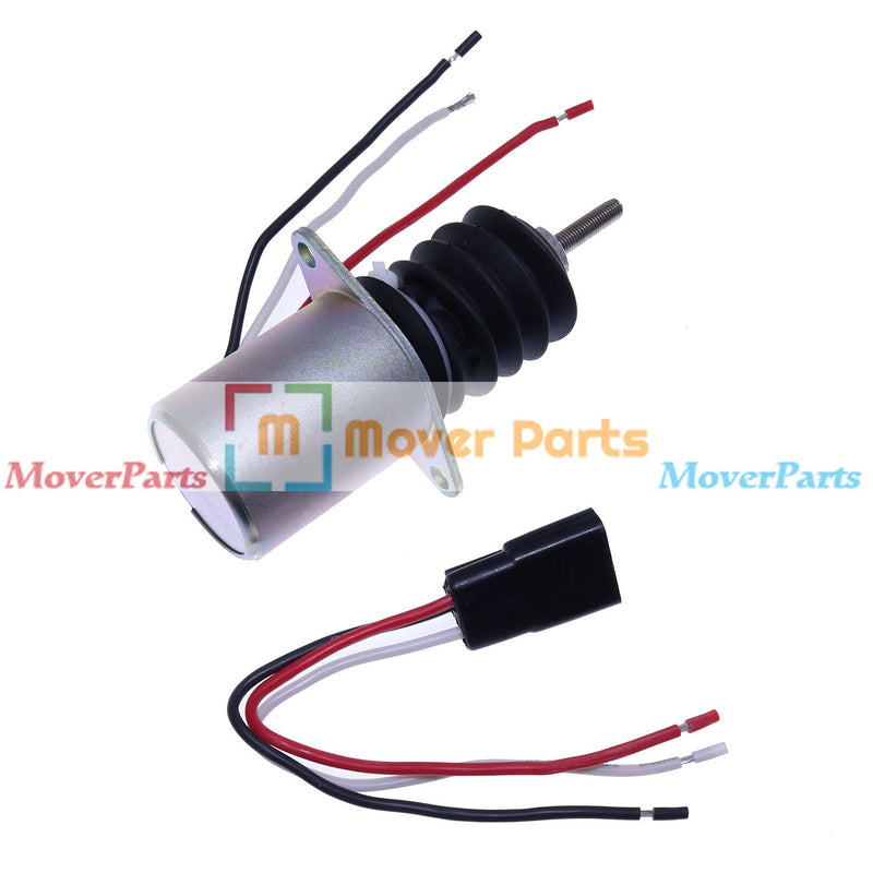 DURAFORCE 12V Fuel Shutoff Solenoid AM124377 for John Deere 3375 332 430 375 675 855 955