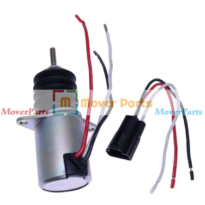 DURAFORCE 12V Fuel Shutoff Solenoid AM124377 for John Deere 3375 332 430 375 675 855 955