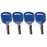 DURAFORCE 4PCS Ignition Keys for Ford New Holland Tractor 8160 TL80 TM125 TM150 TS115