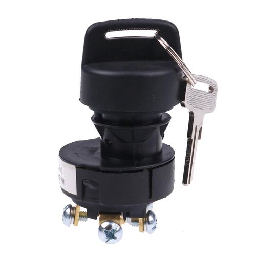 DURAFORCE Ignition Switch with Key 4360470 3 Position for JLG 1230ES 1930ES 2030ES 2630ES