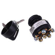 DURAFORCE Ignition Switch with Key 4360470 3 Position for JLG 1230ES 1930ES 2030ES 2630ES