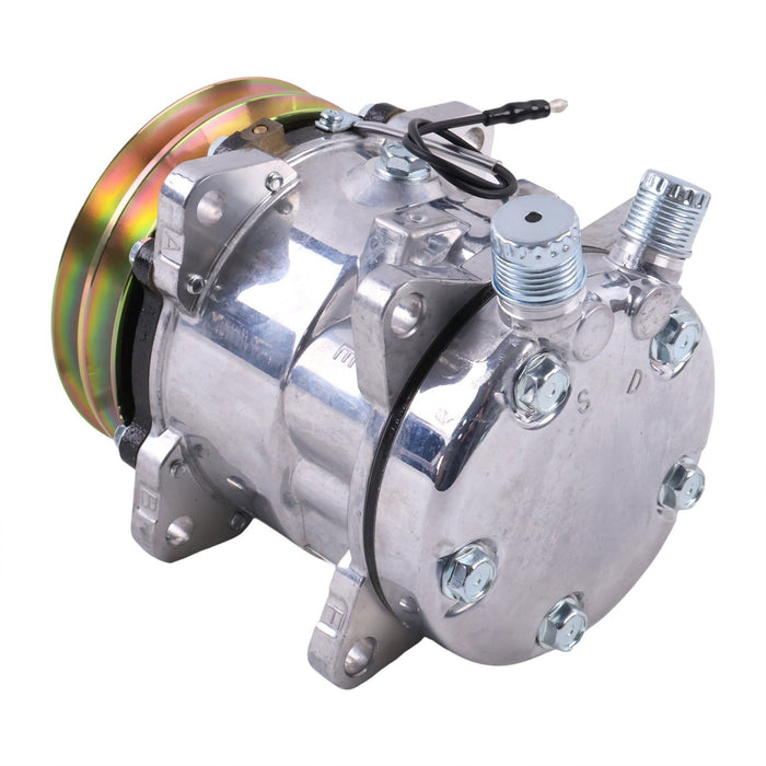 DURAFORCE 12V SD5H09 A/C Compressor 345-4547 For Caterpillar 236D 257D 262D 279D 289D 299D