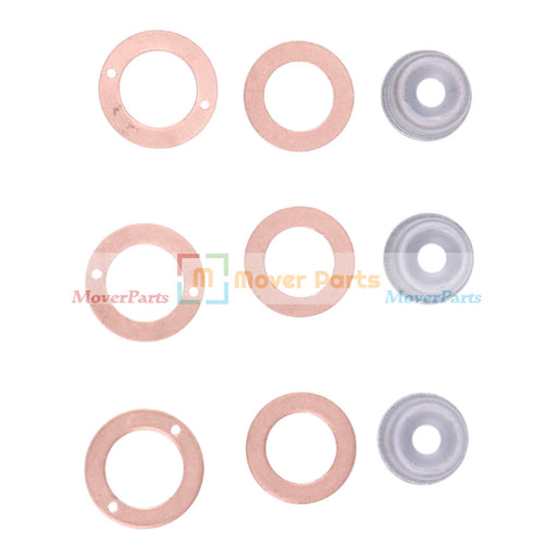 DURAFORCE 3 Cylinder Injector Seal Kit w/Heat Shield 19077-53650 for Kubota D662 D722
