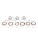 DURAFORCE 3 Cylinder Injector Seal Kit w/Heat Shield 19077-53650 for Kubota D662 D722