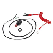 DURAFORCE Kill Stop Switch Safety Lanyard 6E9-82575-09 for Yamaha Outboard Motor 15-40HP