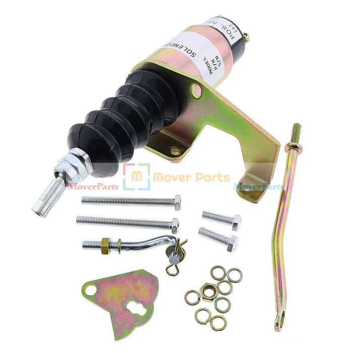 DURAFORCE 12V Shutdown Stop Solenoid 3740055 for JLG 40H 60H 70H 80H Deutz Engine F3L912