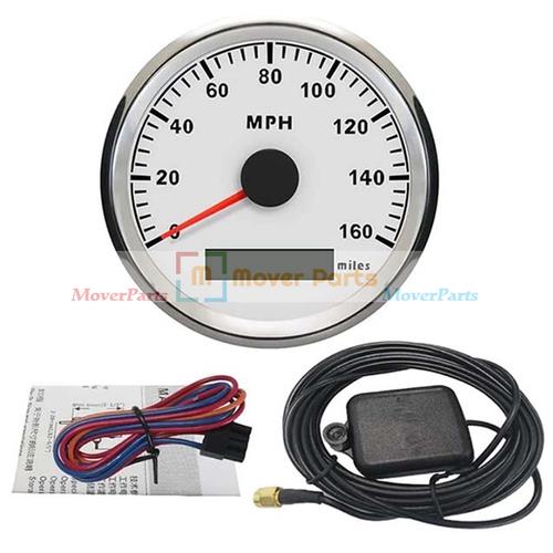 DURAFORCE 85mm 0-160MPH GPS Speedometer 910-10005 for Eling Car Boat Motorcycle Truck Car