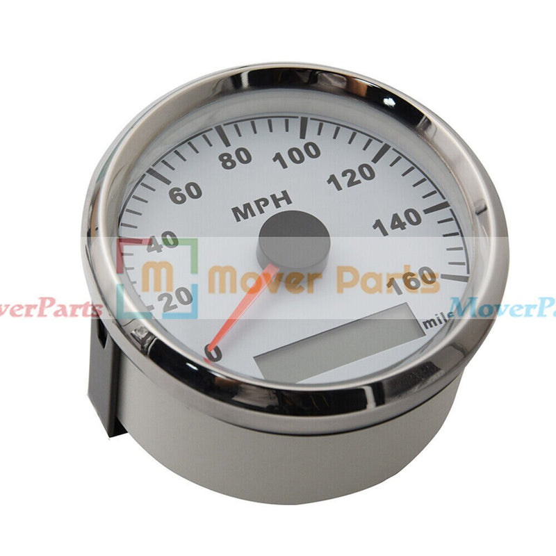 DURAFORCE 85mm 0-160MPH GPS Speedometer 910-10005 for Eling Car Boat Motorcycle Truck Car