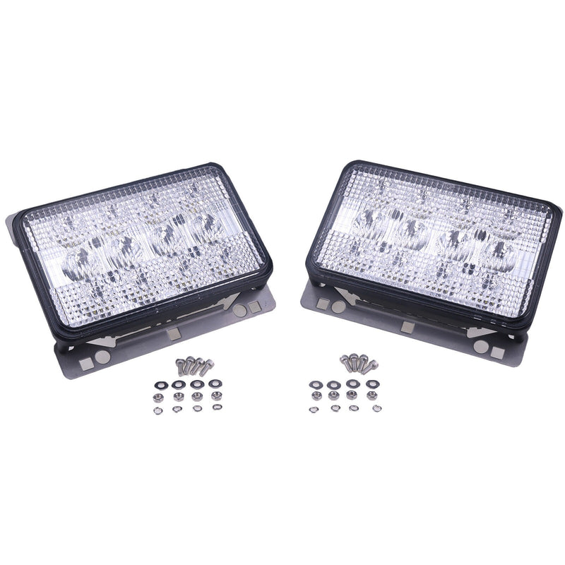 DURAFORCE 2X LED Headlight AL152328 RE269110 For John Deere 5045D 5055D 5075E 6120 6320+