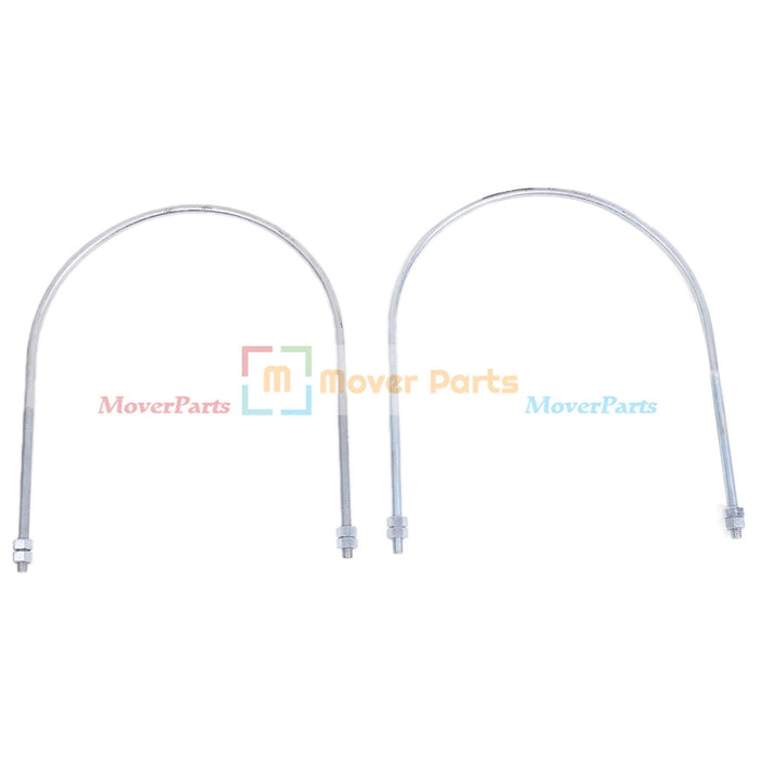 DURAFORCE 2X Muffler U Bolt 5I-7848 For Caterpillar Engine 3064 C4.2 Excavator 312C 311B