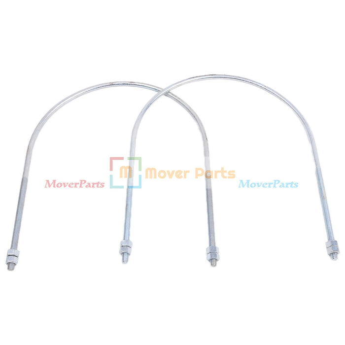 DURAFORCE 2X Muffler U Bolt 5I-7848 For Caterpillar Engine 3064 C4.2 Excavator 312C 311B