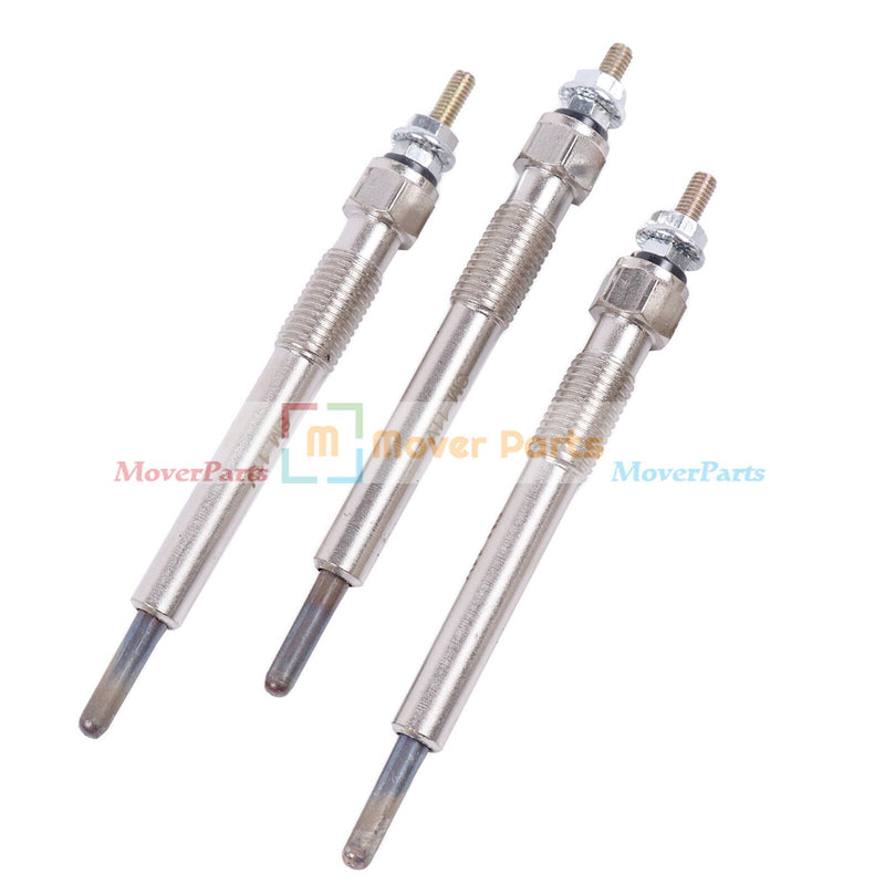 DURAFORCE 3PCS Glow Plug 129008-77800 For Yanmar Engine 3TNV88 3TNV88-BDCR 3TNV88-BPYB