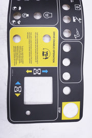 DURAFORCE Platform Control Panel Decal 147603GT 147603 for Genie S-60 S-65 S-80 S-85