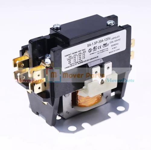 DURAFORCE SA-1.5P-30A-120V 1.5 Pole 30 AMP 40AMP 120V Coil Definite Purpose Contactor