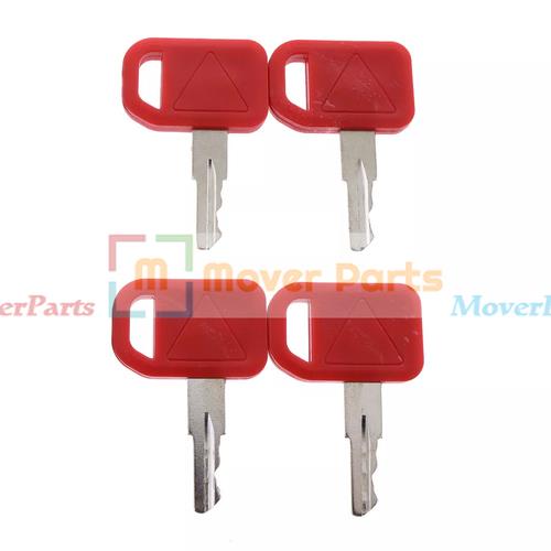DURAFORCE 4PCS Ignition Key AR51481 For John Deere 322 330 332 655 756 830 4200 4300 4400
