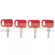 DURAFORCE 4PCS Ignition Key AR51481 For John Deere 322 330 332 655 756 830 4200 4300 4400
