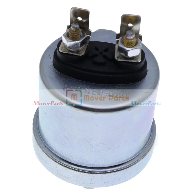 DURAFORCE Oil Pressure Sender 0-100psi 240-33 ohm w/11psi Low Alarm Switch 1/8"-27NPT 5%FS