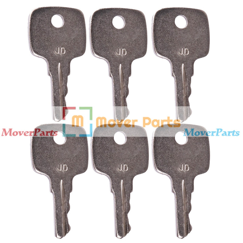 DURAFORCE 6X Ignition Key AR51481 For John Deere 4100 4300 4430 4630 4240 4250 4755 4560