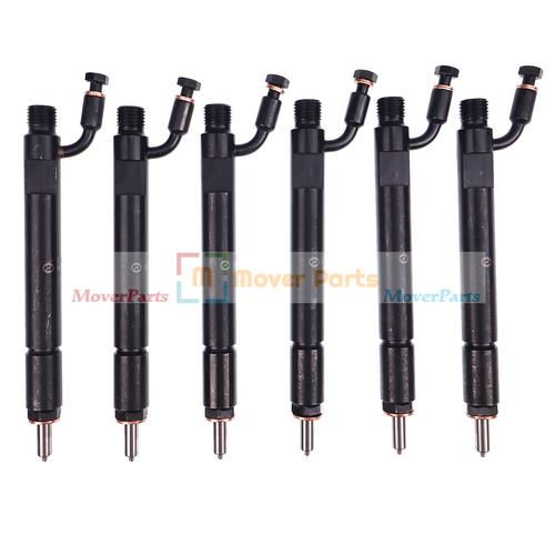DURAFORCE 6PCS Fuel Injector 3931735 J931735 0432191531 for Cummins Case 8.3L 6CT Engine