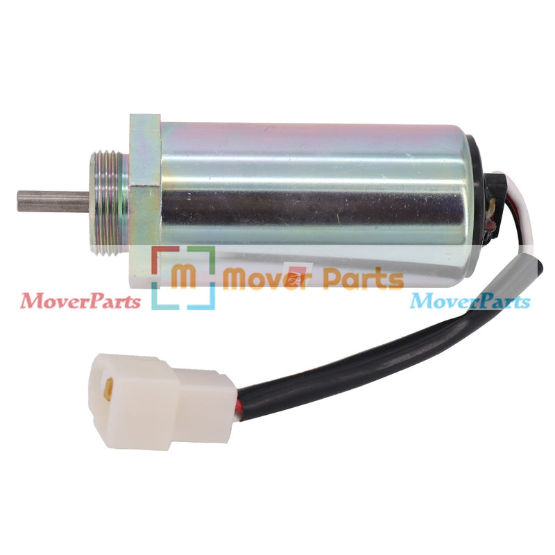 DURAFORCE Fuel Shutoff Solenoid 897329-5688 for Hitachi Excavator Isuzu Engine 4LE2 12V