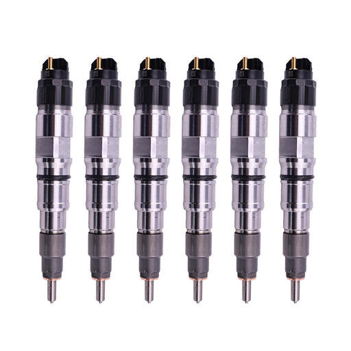 DURAFORCE 6X Fuel Injector 65104017004 For Doosan DL200 DL250 TXL200-2 DX140LC DX255LC