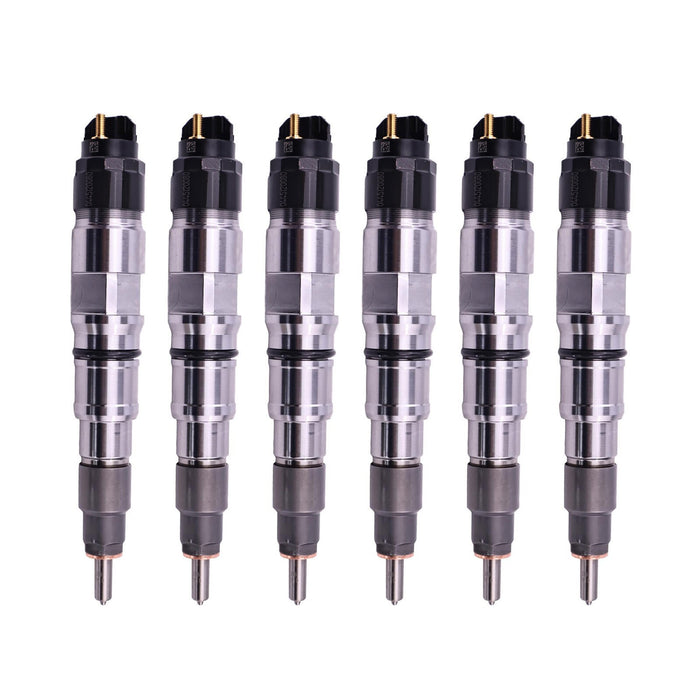 DURAFORCE 6X Fuel Injector 65104017004 For Doosan DL200 DL250 TXL200-2 DX140LC DX255LC