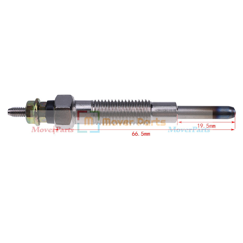 DURAFORCE Glow Plug 5650-040-1621-0 MM401621 For Iseki Tractor TX1300 TX1500 TX1410 TX150