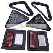 DURAFORCE Front & Rear LED Light Kit Fits Bobcat S100 S130 S150 S160 S175 S185 S205 S330