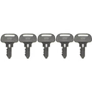 DURAFORCE 5PCS Ignition Key 373 55364-41180 for Kubota F/FZ/GF Series Front Mower