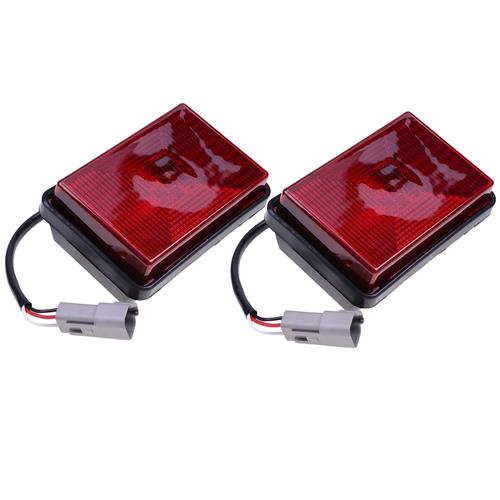 DURAFORCE 2X Lamp Assembly 142-7503 for Caterpillar 216B 226B 228 232B 236 242B 257B 267