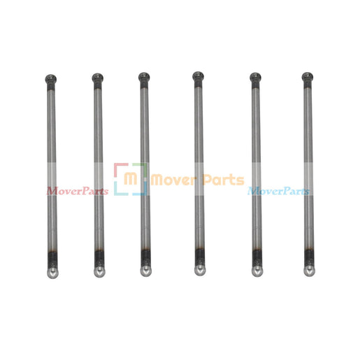 DURAFORCE 6Pcs Push Rod 31434307 733817M1 For Perkins Engine 1103 1104 Massey Ferguson 165