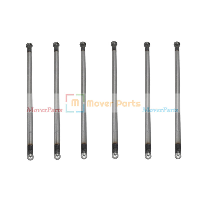 DURAFORCE 6Pcs Push Rod 31434307 733817M1 For Perkins Engine 1103 1104 Massey Ferguson 165
