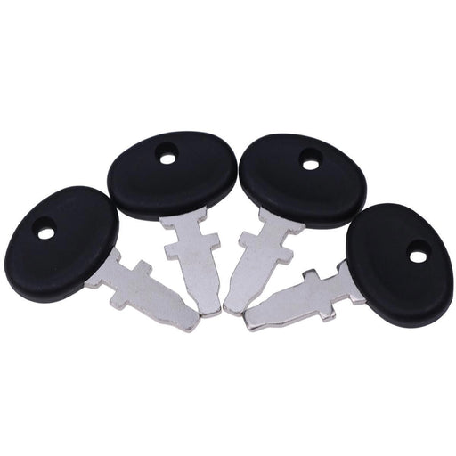DURAFORCE 4Pcs Ignition Keys 9918786 TX17477 for Long 2610DTC 550DT 460 2510 2610 520 2310