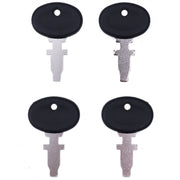 DURAFORCE 4Pcs Ignition Keys 9918786 TX17477 for Long 2610DTC 550DT 460 2510 2610 520 2310