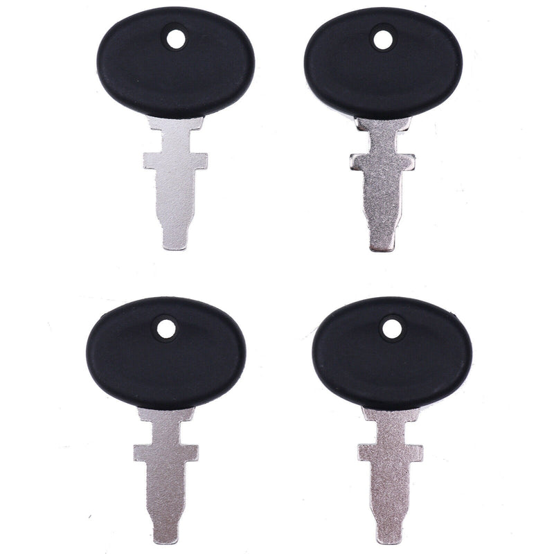 DURAFORCE 4Pcs Ignition Keys 9918786 TX17477 for Long 2610DTC 550DT 460 2510 2610 520 2310